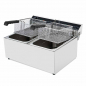 Preview: EASYLINE Elektro Fritteuse 2 Becken 17+17 Liter