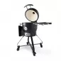 Preview: Premium Kamado BBQ 18 Zoll Ø 46cm - Hochwertiger Keramikgrill für perfektes Grillen und Smoken