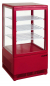 Preview: Mini-Umluftkühlvitrine 68 L rot | B 428 x L 386 x H 810 mm