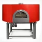 Preview: Holz und Gas Pizzaofen Pavesi PVP 130 ROUND | Backfläche rotierend | 10 bis 12 Pizzen
