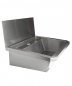 Preview: Edelstahl Waschbecken 600 mm mit Spritzschutz Preview: Edelstahl Waschbecken 600 mm mit Spritzschutz