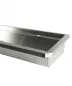 Preview: Edelstahl Waschbecken 1200 mm mit 2 Ablasshähnen Preview: Edelstahl Waschbecken 1200 mm mit 2 Ablasshähnen