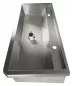 Preview: Edelstahl Waschbecken 1200 mm mit 2 Ablasshähnen Preview: Edelstahl Waschbecken 1200 mm mit 2 Ablasshähnen