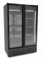 Preview: Glastürkühlschrank 2-türig – 1200 l – schwarz, LED, Umluft Preview: Glastürkühlschrank 2-türig – 1200 l – schwarz, LED, Umluft