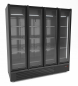 Preview: Gewerbekühlschrank mit 4 Glastüren – 1850 l – Schwarz & Umluftkühlung Preview: Gewerbekühlschrank mit 4 Glastüren – 1850 l – Schwarz & Umluftkühlung