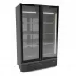 Preview: Tiefkühlschrank 1230 l – 2 Glastüren – Umluft – LED – Schwarz Preview: Tiefkühlschrank 1230 l – 2 Glastüren – Umluft – LED – Schwarz