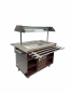 Preview: Heißes Buffet GN 3/1 Mahagoni mit LED – Wärmewagen für 3x 1/1 GN Preview: Heißes Buffet GN 3/1 Mahagoni mit LED – Wärmewagen für 3x 1/1 GN