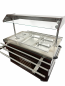 Preview: Heißes Buffet GN 3/1 Mahagoni mit LED – Wärmewagen für 3x 1/1 GN Preview: Heißes Buffet GN 3/1 Mahagoni mit LED – Wärmewagen für 3x 1/1 GN