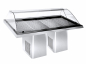 Preview: Gekühlte Fischvitrine 2.3 – Edelstahl, 0,25 kW, LED, fahrbar