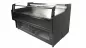 Preview: Offene Kühlvitrine 195 l – Umluft – Schwarz/Edelstahl