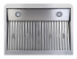Preview: Wandhaube Edelstahl 900