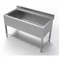 Preview: Spültisch 1400 Edelstahl 430 – Becken 1280x510x300 mm Preview: Spültisch 1400 Edelstahl 430 – Becken 1280x510x300 mm