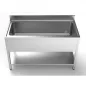 Preview: Spültisch 1400 Edelstahl 430 – Becken 1280x510x300 mm Preview: Spültisch 1400 Edelstahl 430 – Becken 1280x510x300 mm