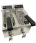 Preview: Doppelfritteuse 2×4 L – Profi-Tischfritteuse mit zwei Kammern Preview: Doppelfritteuse 2×4 L – Profi-Tischfritteuse mit zwei Kammern