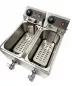 Preview: Doppelfritteuse 2×4 L – Profi-Tischfritteuse mit zwei Kammern Preview: Doppelfritteuse 2×4 L – Profi-Tischfritteuse mit zwei Kammern