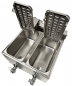 Preview: Doppelfritteuse 2×4 L – Profi-Tischfritteuse mit zwei Kammern Preview: Doppelfritteuse 2×4 L – Profi-Tischfritteuse mit zwei Kammern