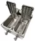 Preview: Doppelfritteuse 2×4 L – Profi-Tischfritteuse mit zwei Kammern Preview: Doppelfritteuse 2×4 L – Profi-Tischfritteuse mit zwei Kammern