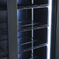 Preview: KÜHLSCHRANK 2 GLASTÜREN SCHWARZ NAP-850