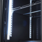 Preview: KÜHLSCHRANK 2 GLASTÜREN SCHWARZ NAP-850