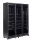 Preview: Gewerbekühlschrank mit 3 Glastüren – Schwarz – mit Glasheizung & LED Preview: Gewerbekühlschrank mit 3 Glastüren – Schwarz – mit Glasheizung & LED