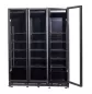 Preview: Gewerbekühlschrank mit 3 Glastüren – Schwarz – mit Glasheizung & LED Preview: Gewerbekühlschrank mit 3 Glastüren – Schwarz – mit Glasheizung & LED