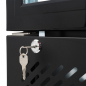 Preview: TIEFKÜHLSCHRANK 1 GLASTÜR SCHWARZ NAP-250F