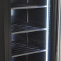 Preview: TIEFKÜHLSCHRANK 1 GLASTÜR SCHWARZ NAP-250F