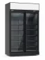 Preview: Tiefkühlschrank 2 Glastüren Schwarz Preview: Tiefkühlschrank 2 Glastüren Schwarz