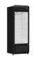 Preview: Glastürkühlschrank – 240 L, schwarz, LED, +1 bis +10 °C