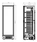Preview: Tiefkühlschrank 1 Glastür Schwarz 382L Preview: Tiefkühlschrank 1 Glastür Schwarz 382L