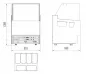 Preview: Speiseeisvitrine Komodo 6x5L – Kompakte Eistheke, Umluft – 189 L Preview: Speiseeisvitrine Komodo 6x5L – Kompakte Eistheke, Umluft – 189 L
