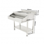 Preview: Cocktailbarstation Edelstahl 900 mm mit Speed Rail & Eisschale – Kompakte Barstation