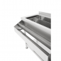 Preview: Cocktailbarstation Edelstahl 1400 mm mit Speed Rail & Eisschale – Profi Barlösung