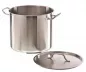 Preview: Gemüsetopf Medium Edelstahl + Deckel Ø28 10L