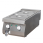 Preview: Premium Bain Marie Einzelgerät 90 cm tief elektrisch - Gastrohot