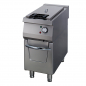 Preview: Premium Fritteuse 1 x 22L Einzelgerät 90cm tief mit Ablasshahn elektrisch - Professionelle Fritteuse für die Gastronomie