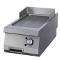 Preview: Premium Grillplatte gerillt 90cm tief elektrisch - Einzelstück - Gastrohot
