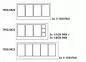 Preview: 700 Kühltisch Mit Glas 2 Türen 3X 1/1 + 3X 1/6 Gn Behälter