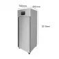 Preview: Bäckereikühlschrank 1 Tür 800 Liter −2°C bis +8°C 74x99x201 cm