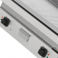 Preview: Elektro-Grillplatte E70GP20B+G Serie 700 gerillt 2 Heizzonen 9kW