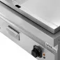 Preview: Elektro-Grillplatte Serie 700 1/2 glatt 1/2 gerillt Chrom
