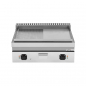 Preview: Elektro-Grillplatte E70GP20B+GSC – 2 Heizzonen, 1/2 glatt 1/2 gerillt