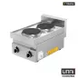 Preview: Elektroherd 650Line 2 Kochplatten Edelstahl 2,6 kW