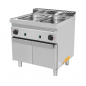 Preview: Bain Marie 700 E70B20K elektrisch, 2 Becken für GN 1/1, 2x1,5 kW