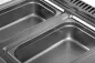 Preview: Bain Marie 700 elektrisch, 2 Becken für GN 1/1, 2x1,5 kW