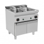 Preview: Bain Marie 700 E70B20K elektrisch, 2 Becken für GN 1/1, 2x1,5 kW