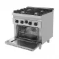 Preview: Gasherd 700 mit 4 Brennern und Elektro-Backofen