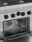 Preview: Gasherd 700 mit 4 Brennern und Elektro-Backofen