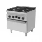 Preview: Gasherd 700 mit 4 Brennern und Elektro-Backofen