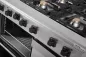 Preview: Gasherd mit Elektro-Ofen, 6 Brenner, Gusseisenrost